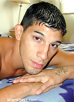 Latino boy Dilian jacking off by Miami Boyz