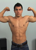 Muscle latin stud strokes his dick by ChaosMen