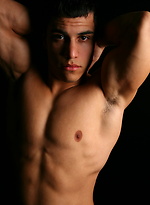 Muscle latin stud strokes his dick by ChaosMen