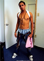 Straight latino boi jacking off his cock by Miami Boyz