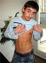Bisexual latin twink Facundo shows his uncut cock and jacking off by Miami Boyz