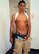 Cute latino twink jacking off by Miami Boyz