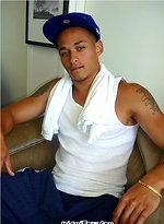 Cute latino boy Pedro shows his sexy ripped body and jacking off by Miami Boyz