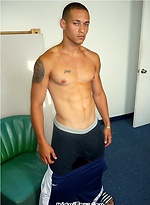 Cute latino boy Pedro shows his sexy ripped body and jacking off by Miami Boyz