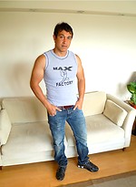 Latino hunk jacking off by Miami Boyz