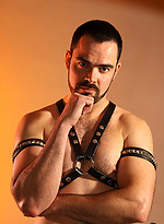 Very Hairy Ass - Dolan in leather by Butch Dixon