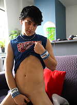 Aussie Twink Kody Blue shows off his Big Rocket Cock by Bentley Race