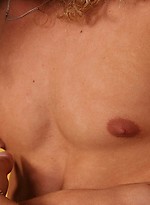 Long hair twink jacking off by East Boys