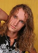 Long hair twink jacking off by East Boys