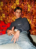 Twink jacking off cock by East Boys