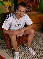 Cute european jock jacking off by East Boys