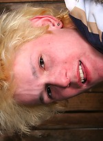 Blond twink shows big uncut cock by East Boys