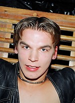 Twink in leather by East Boys