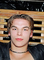 Twink in leather by East Boys