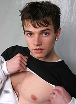 Twink jacking off his fat cock and cuming by East Boys