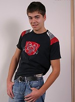 Twink stripping down infront of the camera by East Boys