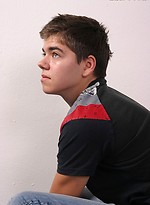 Twink stripping down infront of the camera by East Boys