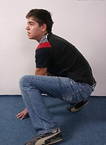 Twink stripping down infront of the camera by East Boys
