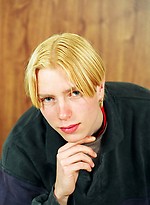 Blond twink Alexej shows his uncut cock and jacking off by East Boys