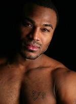 Hot ebony stud shows his perfect body and huge cock by ChaosMen