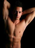 Horny stud Joshua stripping by ChaosMen