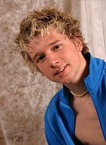 Blonde twink getting naked by East Boys