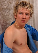 Blonde twink getting naked by East Boys