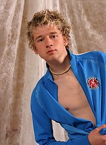 Blonde twink getting naked by East Boys