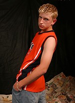Blond twink strokes dick by East Boys