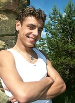 European twink outdoors by East Boys
