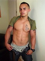 Enrique jerking off his fat latin cock by Miami Boyz