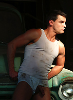 Brad Benton shows cock by Colt Studio