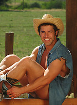 Muscled cowboy naked by Colt Studio