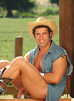 Muscled cowboy naked by Colt Studio