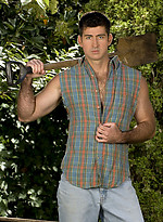 Berke Banks posing naked outdoors by Colt Studio With Berke Banks
