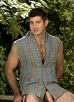 Berke Banks posing naked outdoors by Colt Studio With Berke Banks