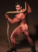 Muscle man shows cock and butt by Colt Studio With Skye Woods