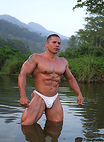 Gaucho Escobar Playful Curious Muscle Man by Power Men With Macho Nacho