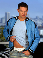 Handsome stud shows his smooth arse by Colt Studio