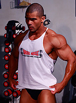 Shy Straight Pro Bodybuilder Jerks off on the gym floor! by Power Men