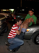 Getting his ass fucked by some thug on the street by Thug Hunter
