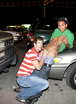 Getting his ass fucked by some thug on the street by Thug Hunter
