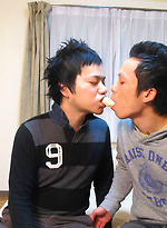 Two hot Asian Boys fuck after eating a banana. by Japan Boyz