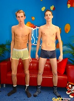 Gay Czech Hustlers Martin & Lucas Jack Off by Straight Rent Boys