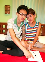 Asian Big Dicked Tutor Fucks His Student and Cums on His Face by BoyKakke