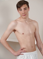 College boy Chad Jomstone stroking his thick cock. by BF Collection