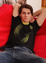 Sexy Jack Luciano busts a nut all over himself. by BF Collection