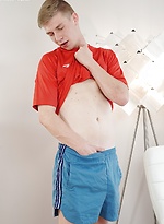 Soccer playing Daemon Colins jerks off in cleat. by BF Collection