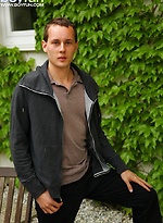 Gorgeous Tim Sitwell busts a nut outdoors. by BF Collection