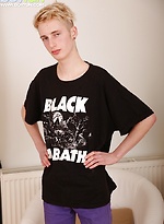 Tall skinny twink Duey Gretl strokes his cock. by BF Collection With Duey Gretl